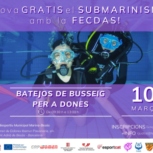 SETMANA DE LA DONA TREABALLADORA: Vols provar el Submarinisme? Submergeix-te amb nosaltres! 0
